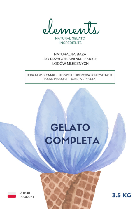 naturalna baza do lodów mlecznych gelato completa naturalna baza do lodów mlecznych gelato completa