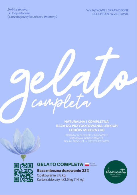 GELATO COMPLETA - karton 14 kg GELATO COMPLETA - karton 14 kg